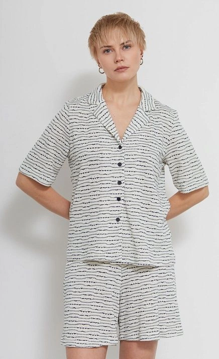 Рубашка в пижамном стиле GRIOL