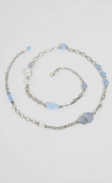  GRIOL. Колье С неба лей1 Голубой 