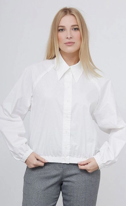 Блузка укороченная на резинке GRIOL