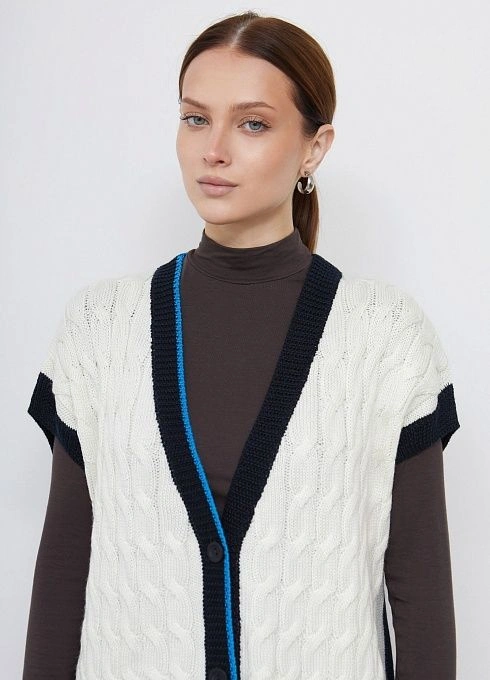Жилет жен. 380109.05303.0201N Бело-синий (3)