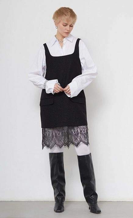  GRIOL. Сарафан жен. 348415.11312.8200L Чёрный 