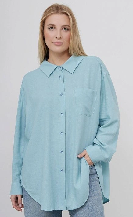 Рубашка изо льна и хлопка GRIOL