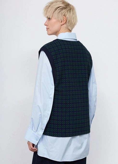 Жилет жен. 380020УД.03312.8829P зеленыйсиний  (1)
