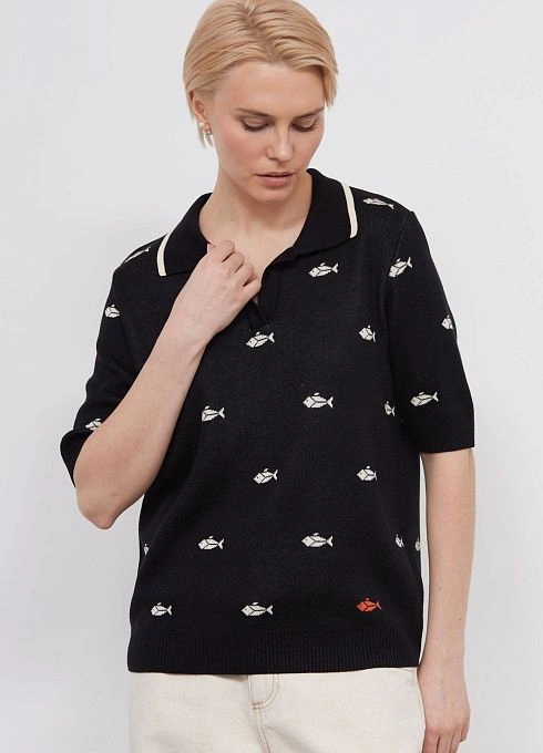  GRIOL. Джемпер жен. 310564.33303.8207A Чёрный GRIOL