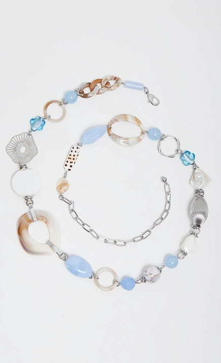  GRIOL. Колье Лель 3 Голубой 