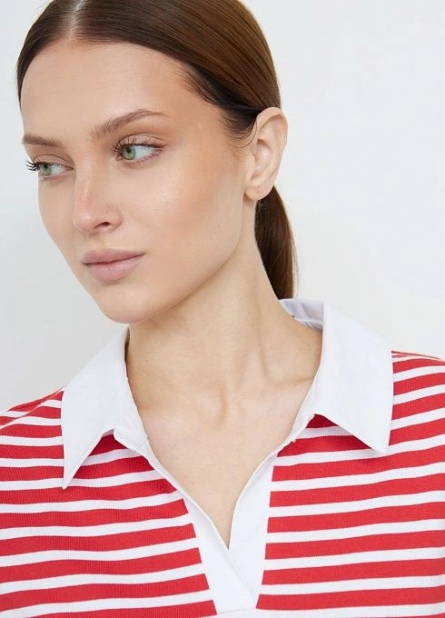 Джемпер жен. 311009К.6_313.0245S Бело-красный (4)