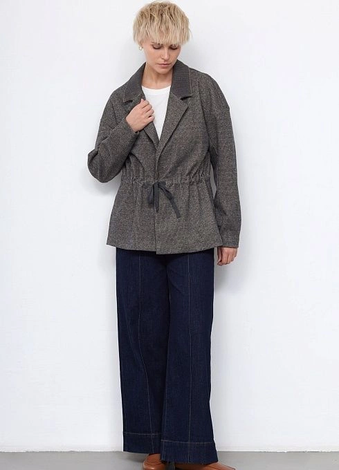 Жакет жен. 370074ГР.03313.8203Y Серый меланж  (2)