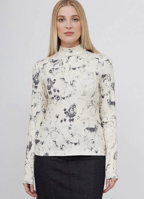  GRIOL. Джемпер жен. 311080.03313.0777А Молоко GRIOL