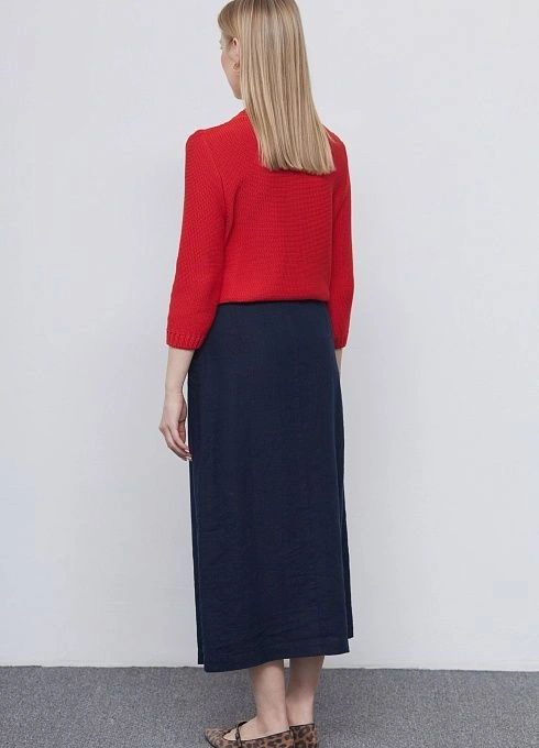 Юбка жен. 358252.37312.9900N Т. синий  (1)