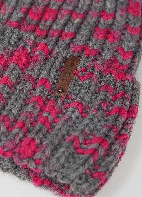 Шапка женская ZWH83582 077 малиновый  (1)