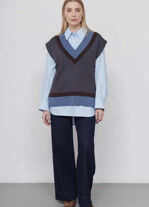 Жилет жен. 380077.33303.5716Y Голубой  (3)