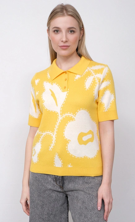 GRIOL. Джемпер жен. 310501.33303.2107F Жёлтый GRIOL GRIOL. Джемпер жен. 310501.33303.2107F Жёлтый