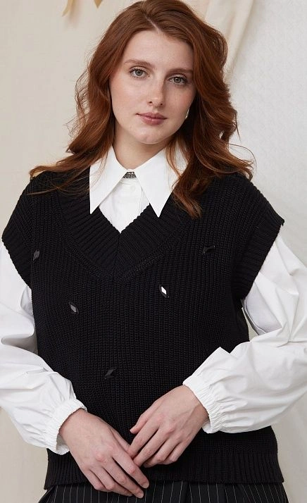 GRIOL. Жилет жен. 310494.15303.8200N Чёрный GRIOL GRIOL. Жилет жен. 310494.15303.8200N Чёрный