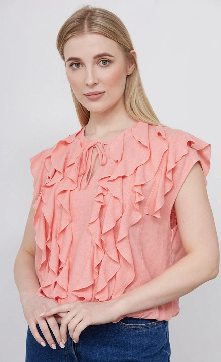 Блузка с оборками GRIOL