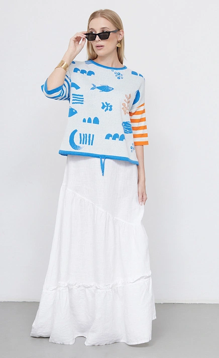  GRIOL. Джемпер жен.310489.33303.0201A Мультиколор 