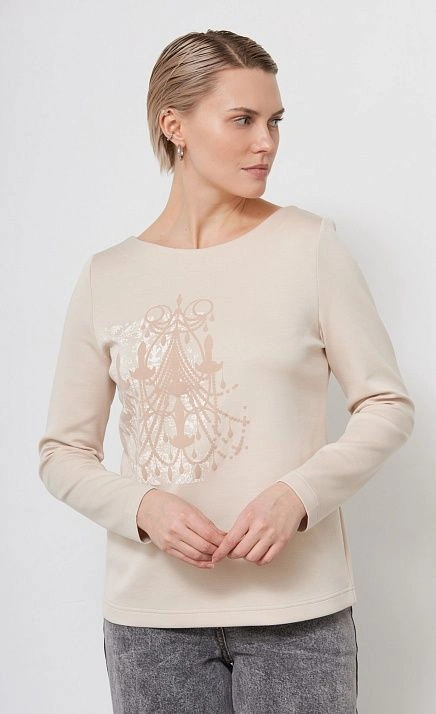  GRIOL. Джемпер жен. 311034ГН.6_313.0300E Светло-бежевый 