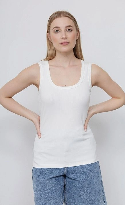 Топ из вискозы в рубчик GRIOL