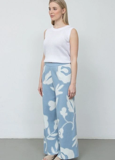 Брюки жен. 320215Б.33303.0716F Молочно-голубой  (3)