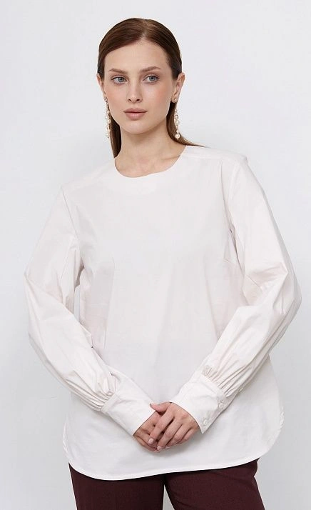 Блуза оверсайз из хлопка GRIOL