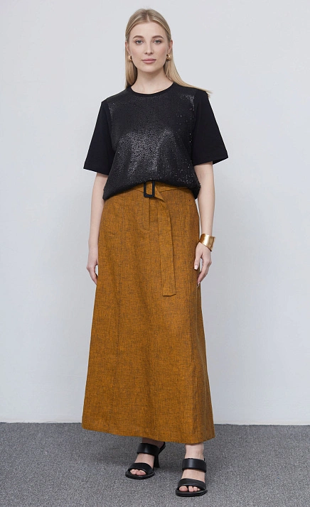  GRIOL. Юбка жен. 358246.37312.2694M Жёлто-синий 