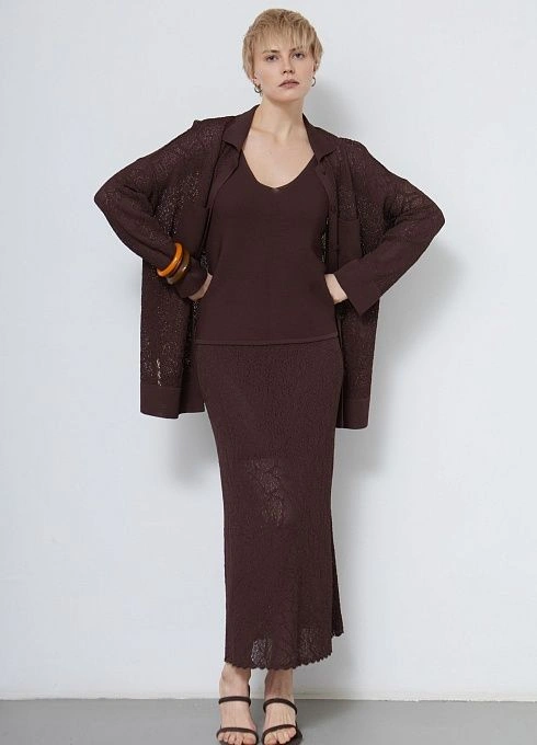  GRIOL. Юбка жен. 350136.33303.1100N Коричневый GRIOL