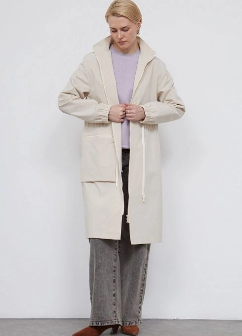 Плащ жен. 504067.11209.0700N Молочный (2)