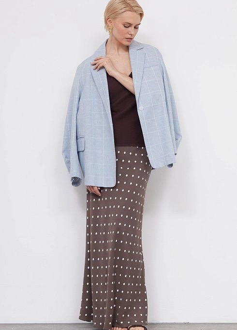  GRIOL. Юбка жен. 358350.11312.1107D Шоколадно-молочный GRIOL