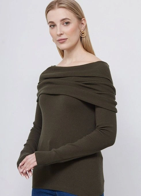 Джемпер жен. 310511.33303.3700N Хаки  (5)