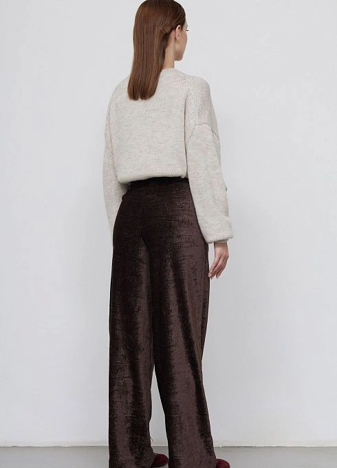 Брюки жен. 320335Т.6_312.1100N Шоколадный  (5)