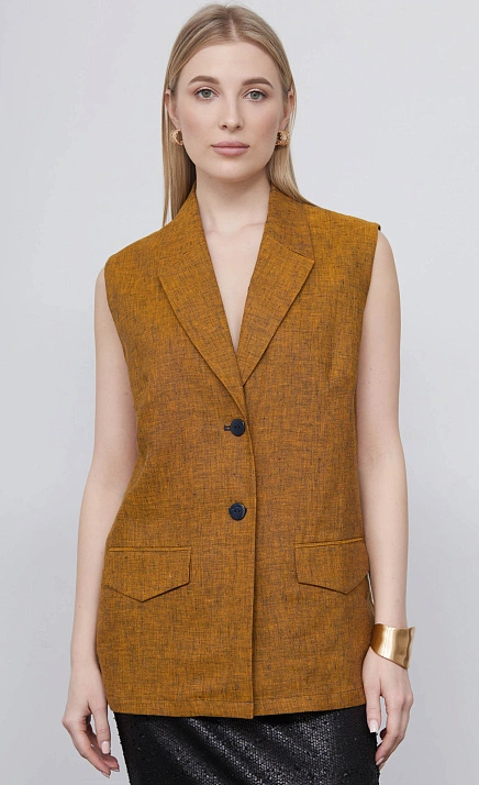  GRIOL. Жилет жен. 382862.37312.2694M Жёлто-синий 