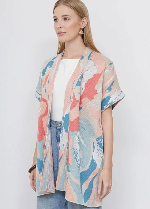 Жилет жен. 380098.33303.6716F Кораллово голубой  (4)