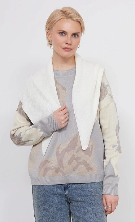  GRIOL. Косынка жен. 590001.33303.0200N Белый 