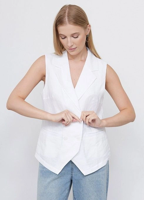 Жилет жен. 388118Б.11312.0200N Белый  (3)