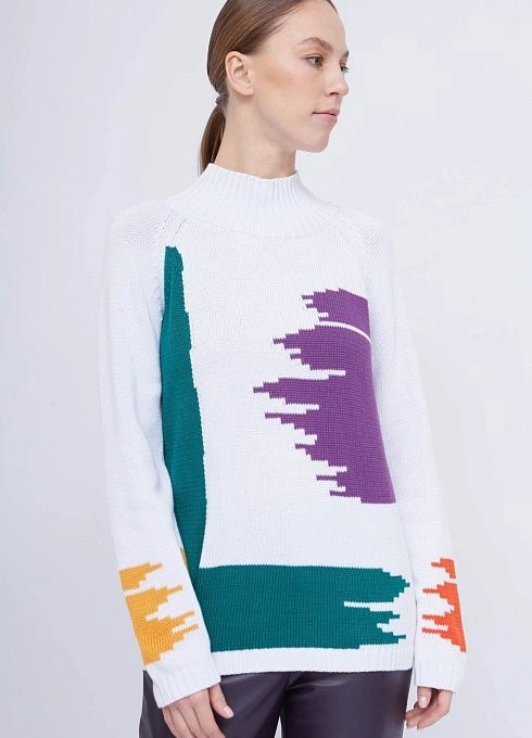  GRIOL. Джемпер жен. 310286.01303.0201G Белый GRIOL