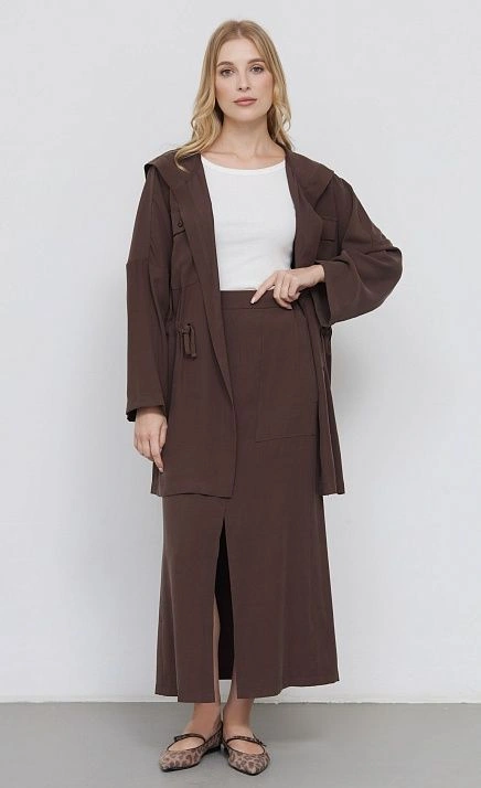  GRIOL. Юбка жен. 350068.6_312.1100N Коричневый 