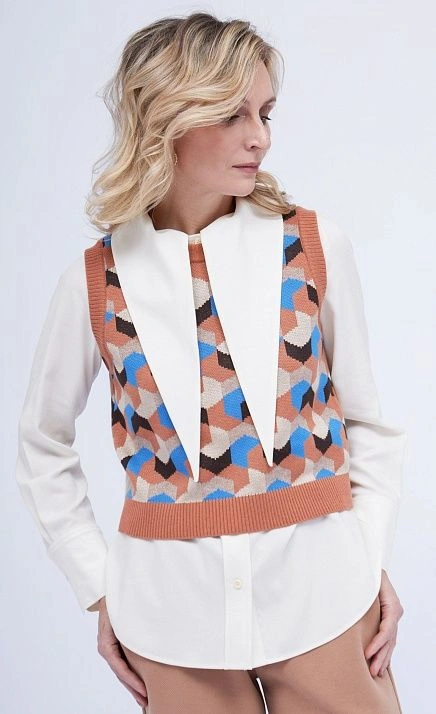  GRIOL. Жилет жен. 380090.33303.4410Q Мультиколор 