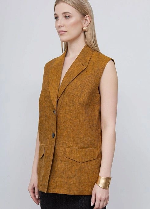 Жилет жен. 382862.37312.2694M Жёлто-синий  (4)