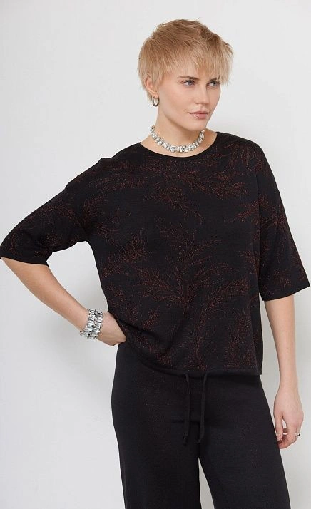 GRIOL. Джемпер жен. 310576.33303.8245TL Чёрный GRIOL GRIOL. Джемпер жен. 310576.33303.8245TL Чёрный