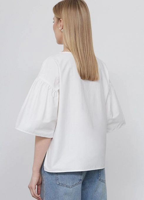 Блузка жен. 318091А.11312.0700E Молочный  (1)