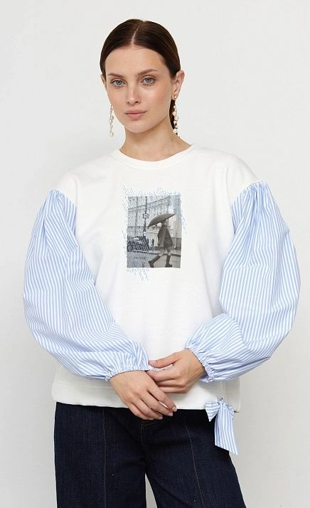  GRIOL. Джемпер жен. 311054РБ.6_313.0216E Молочно-голубой 