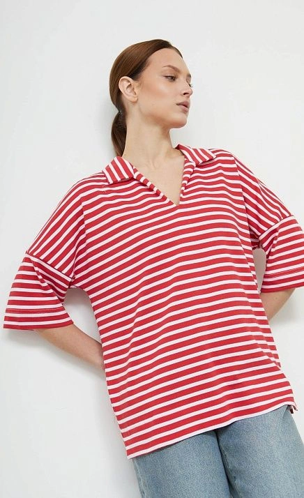  GRIOL. Джемпер жен. 310783.6_313.0245S Бело-красный 