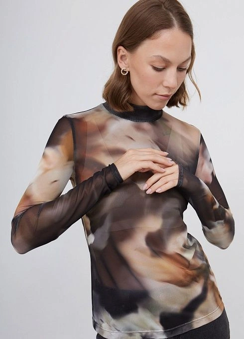  GRIOL. Джемпер жен. 311080.03313.0301О бежевый/серый GRIOL