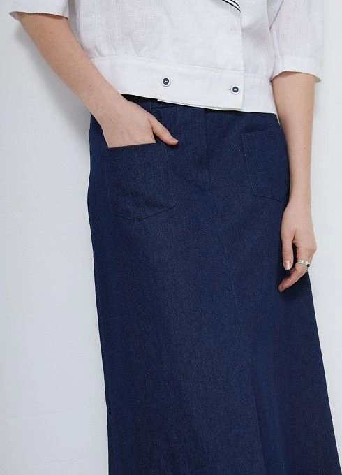 Юбка жен. 350062Б.6_312.9600N Темно-синий (1)