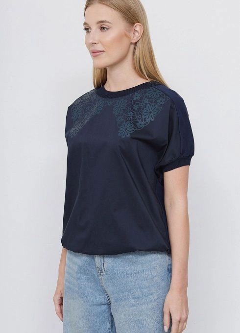 Джемпер жен. 311030.03313.9898E Тёмно-синий  (4)