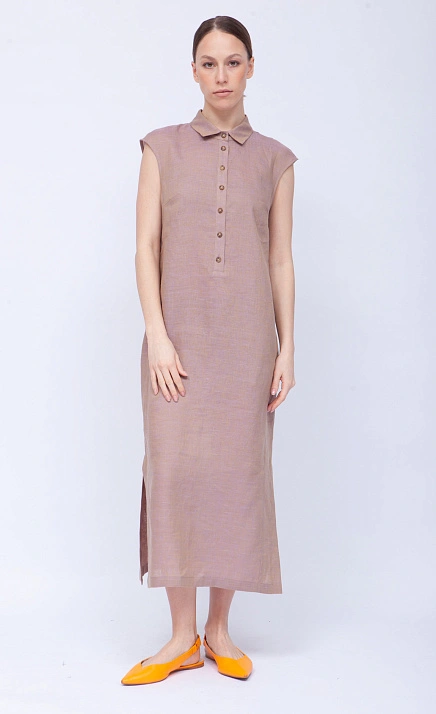  GRIOL. Платье жен. 367954А.1312.6922M Бледно-розовый меланж 