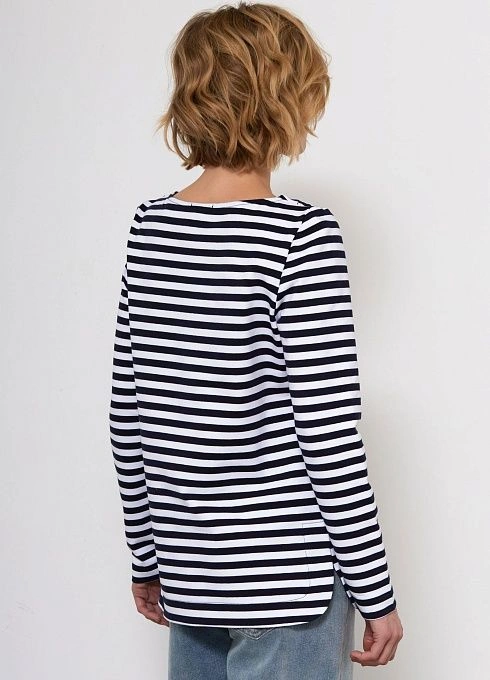 Джемпер жен. 311034.6_313.0298S Бело-синий (1)