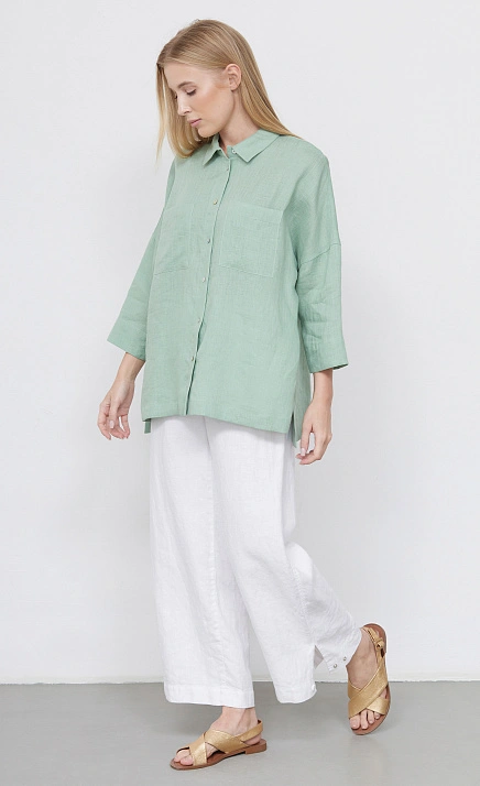 Рубашка оверсайз льняная GRIOL