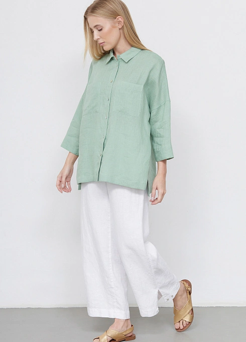 Рубашка оверсайз льняная GRIOL