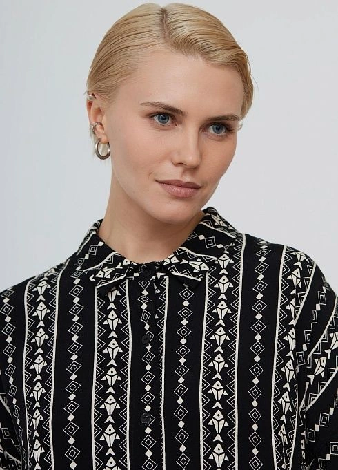 Блузка жен. 311057.03312.8222G Чёрный (1)