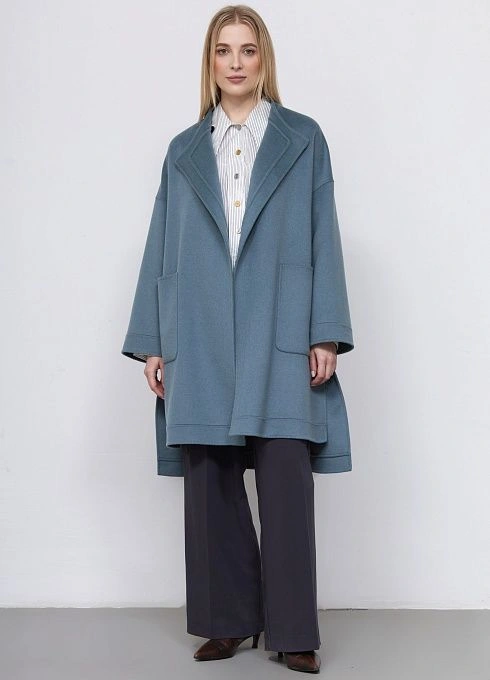 Полупальто жен. 520921D.43208.1700N Бирюзовый (6)